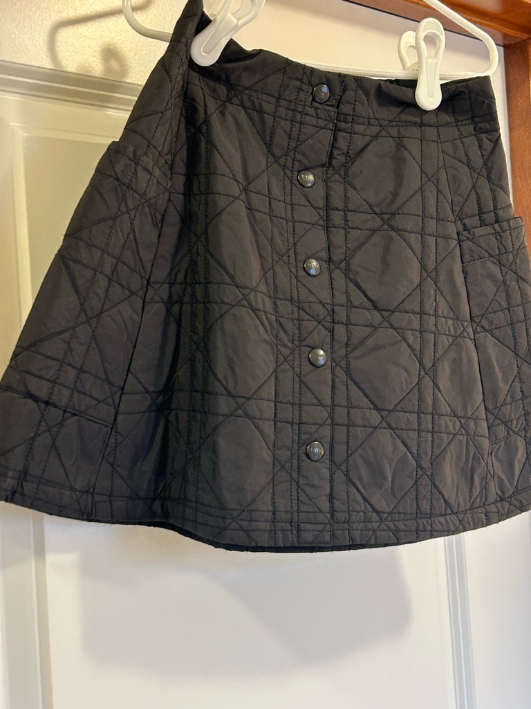 Dior Kids Quilted Black Snap-Front Jacket